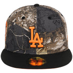 Los Angeles Dodgers MLB Black Realtree 'Flame' New Era 59FIFTY