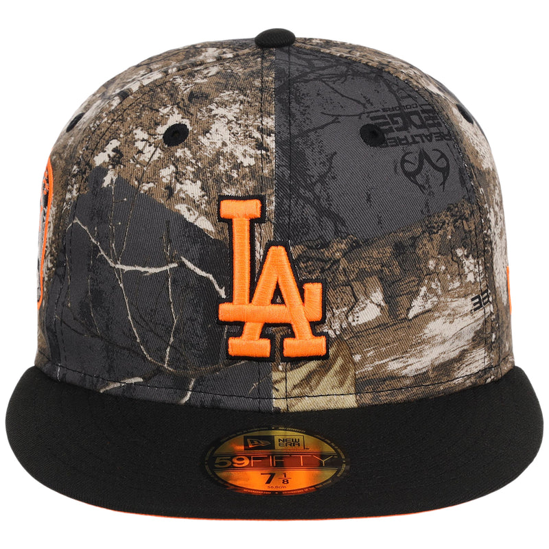 Los Angeles Dodgers MLB Black Realtree 'Flame' New Era 59FIFTY