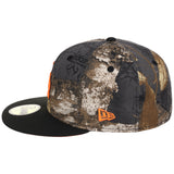 Los Angeles Dodgers MLB Black Realtree 'Flame' New Era 59FIFTY