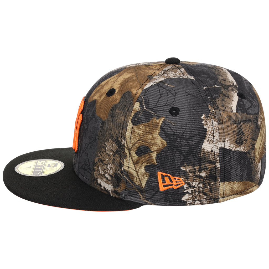 New York Yankees MLB Black Realtree 'Flame' New Era 59FIFTY