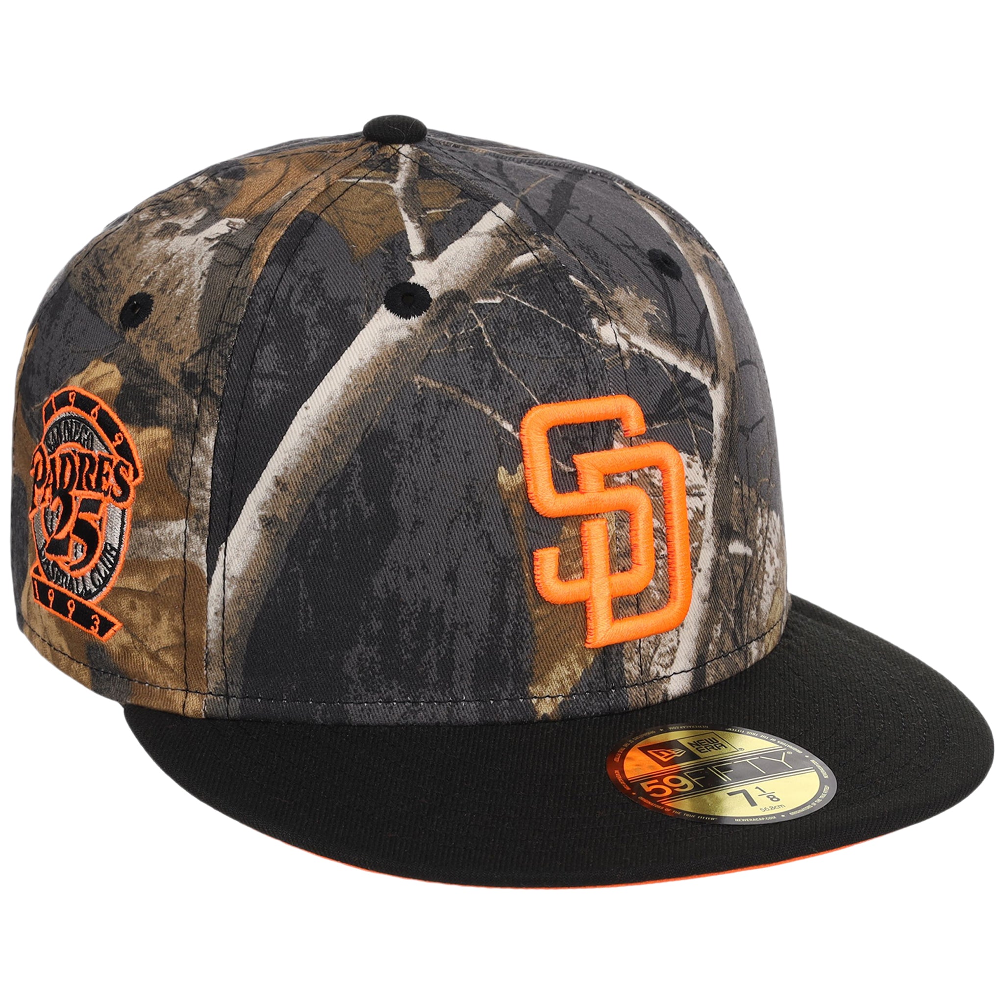 San Diego Padres MLB Black Realtree 'Flame' New Era 59FIFTY