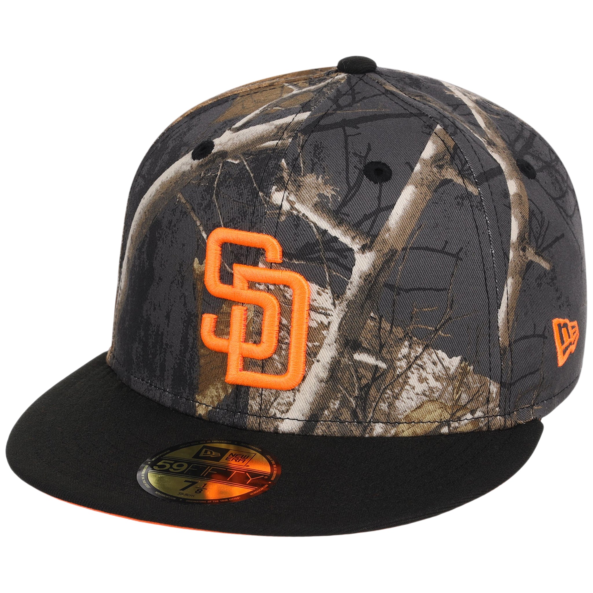 San Diego Padres MLB Black Realtree 'Flame' New Era 59FIFTY