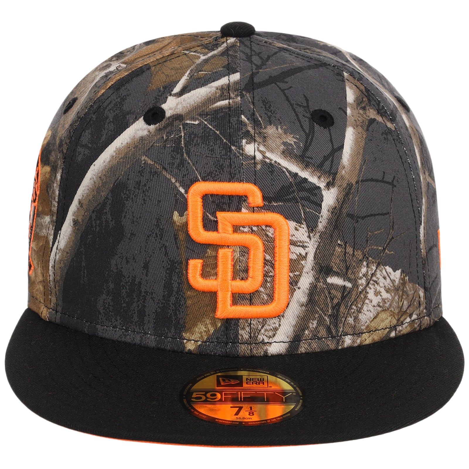 San Diego Padres MLB Black Realtree 'Flame' New Era 59FIFTY