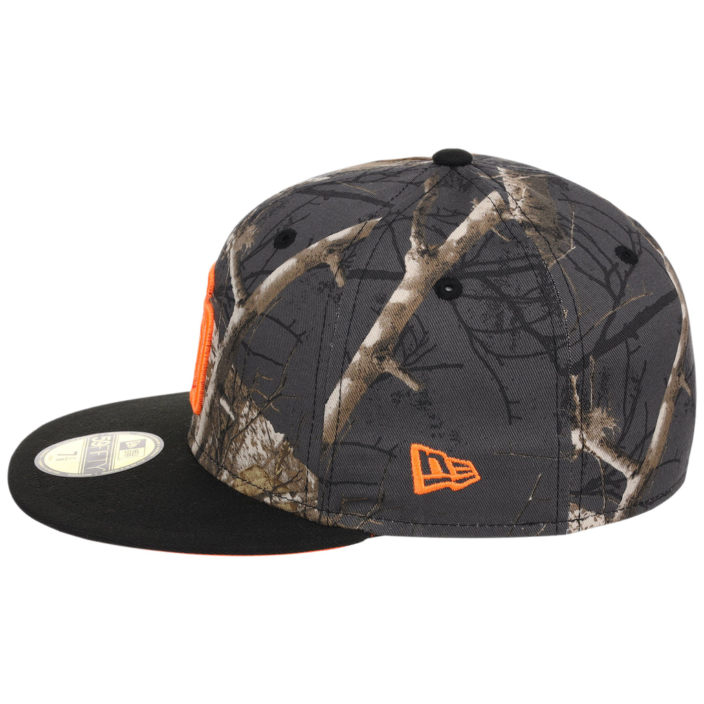 San Diego Padres MLB Black Realtree 'Flame' New Era 59FIFTY