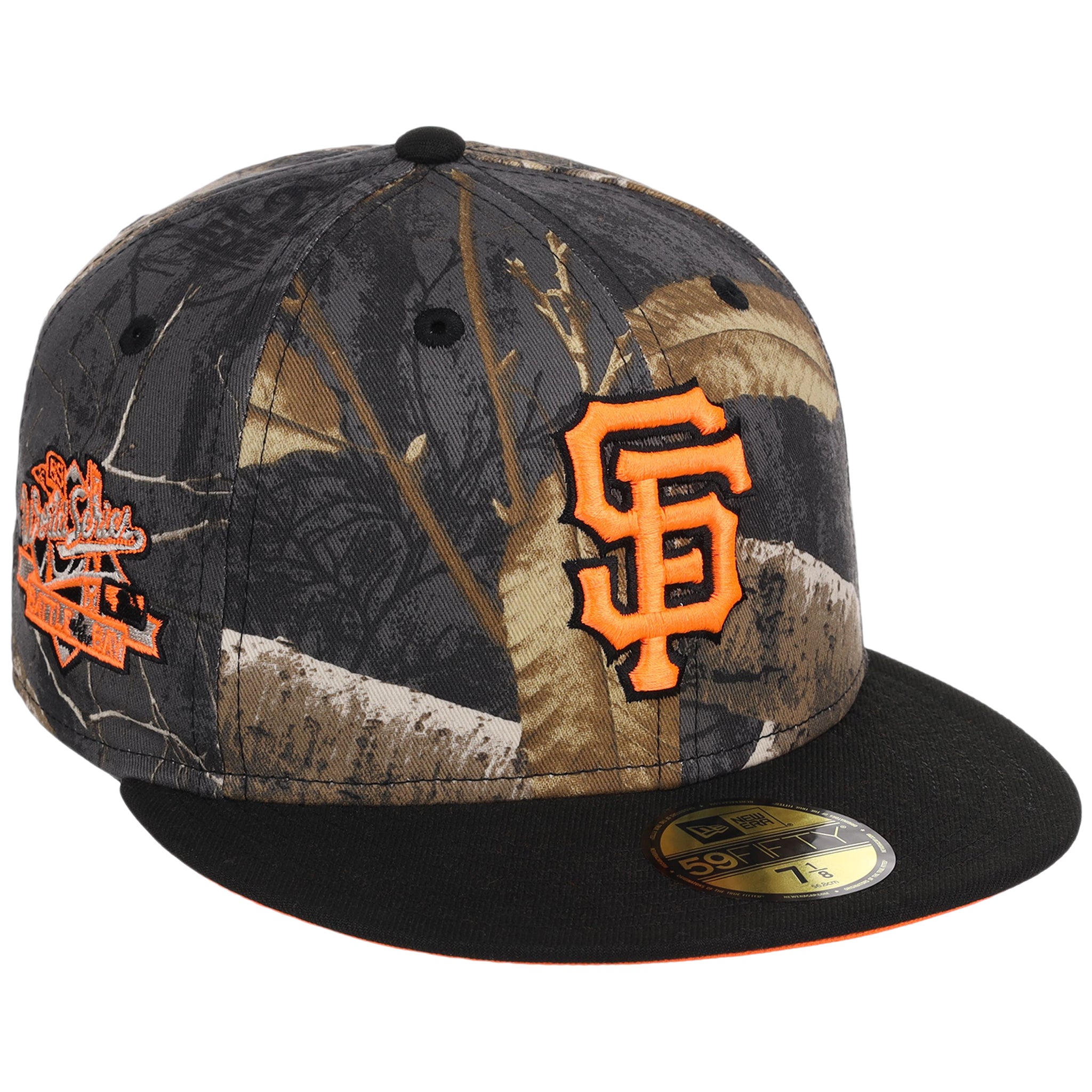 San Francisco Giants MLB Black Realtree 'Flame' New Era 59FIFTY