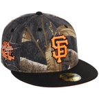 San Francisco Giants MLB Black Realtree 'Flame' New Era 59FIFTY
