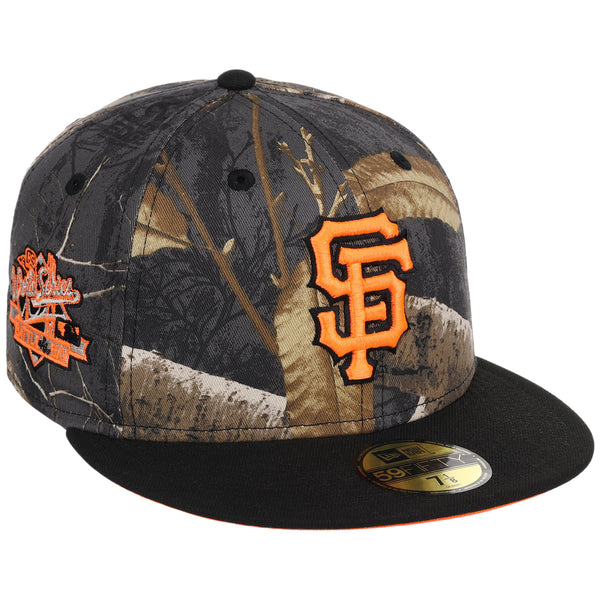San Francisco Giants MLB Black Realtree 'Flame' New Era 59FIFTY