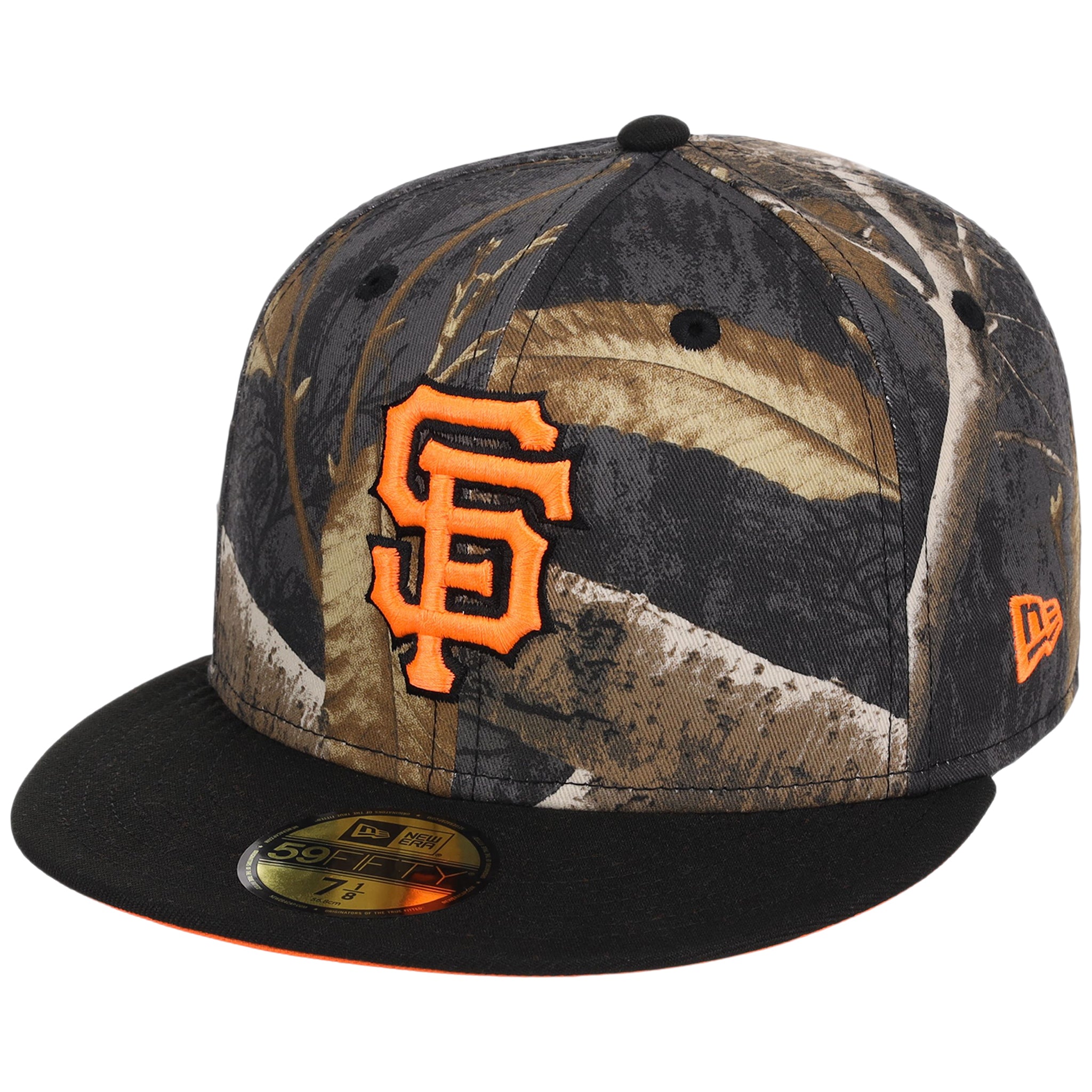 San Francisco Giants MLB Black Realtree 'Flame' New Era 59FIFTY