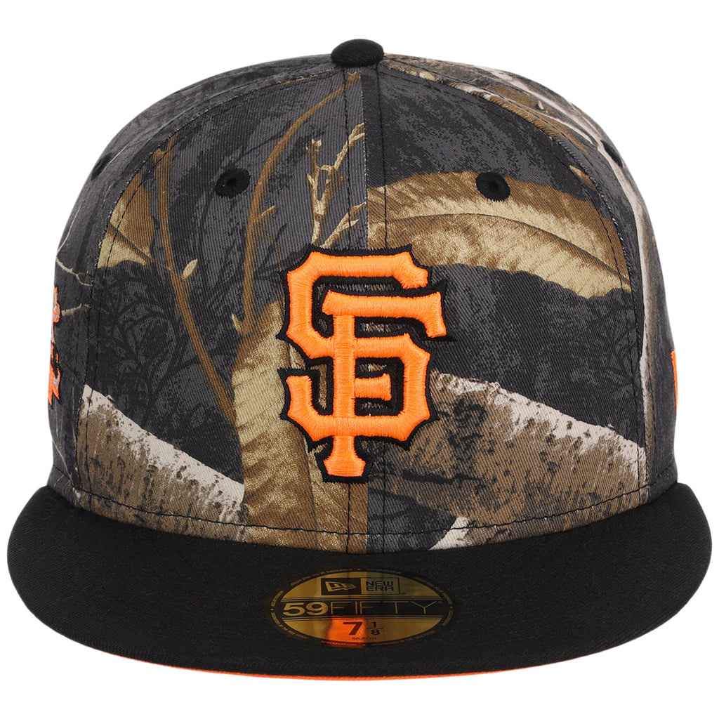 San Francisco Giants MLB Black Realtree 'Flame' New Era 59FIFTY