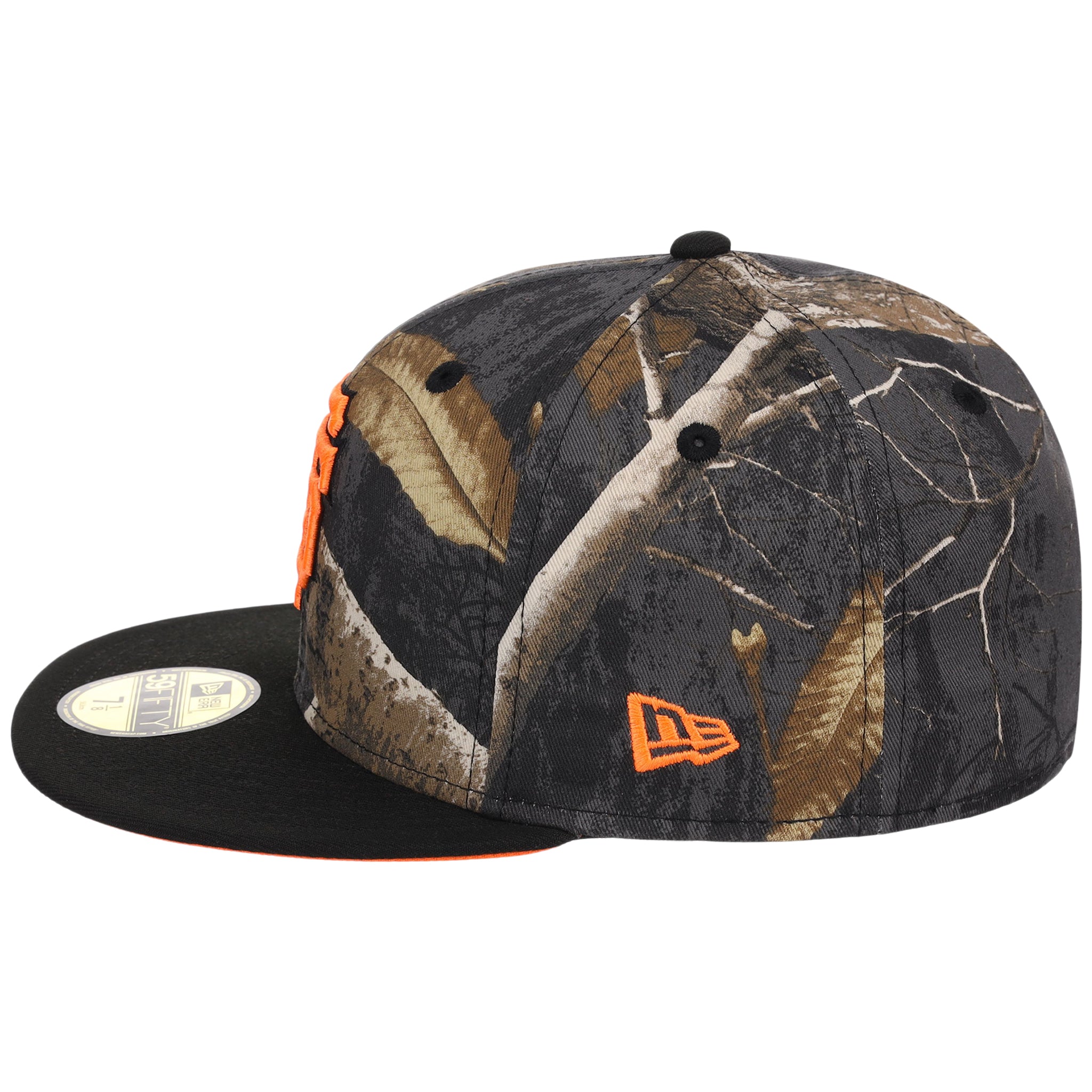 San Francisco Giants MLB Black Realtree 'Flame' New Era 59FIFTY