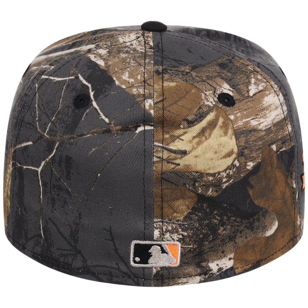 San Francisco Giants MLB Black Realtree 'Flame' New Era 59FIFTY