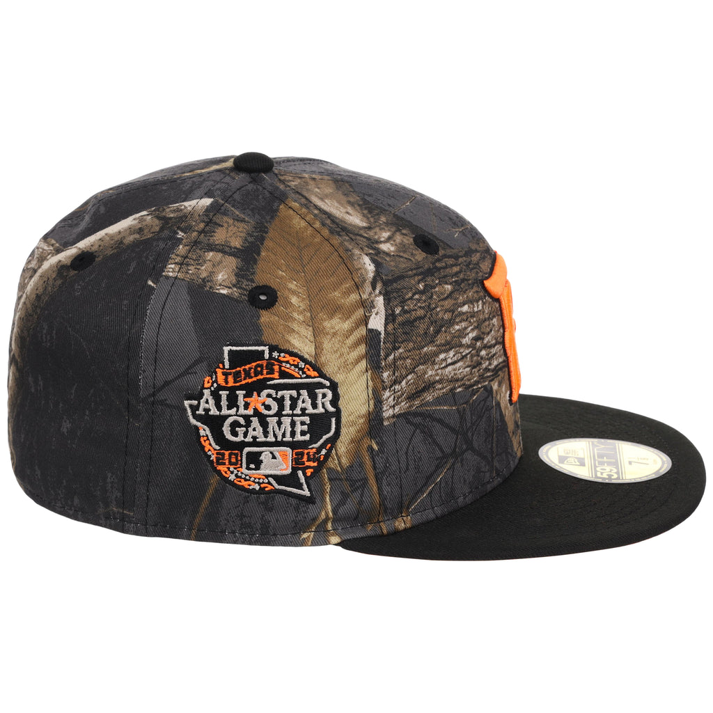 Texas Rangers MLB Black Realtree 'Flame' New Era 59FIFTY