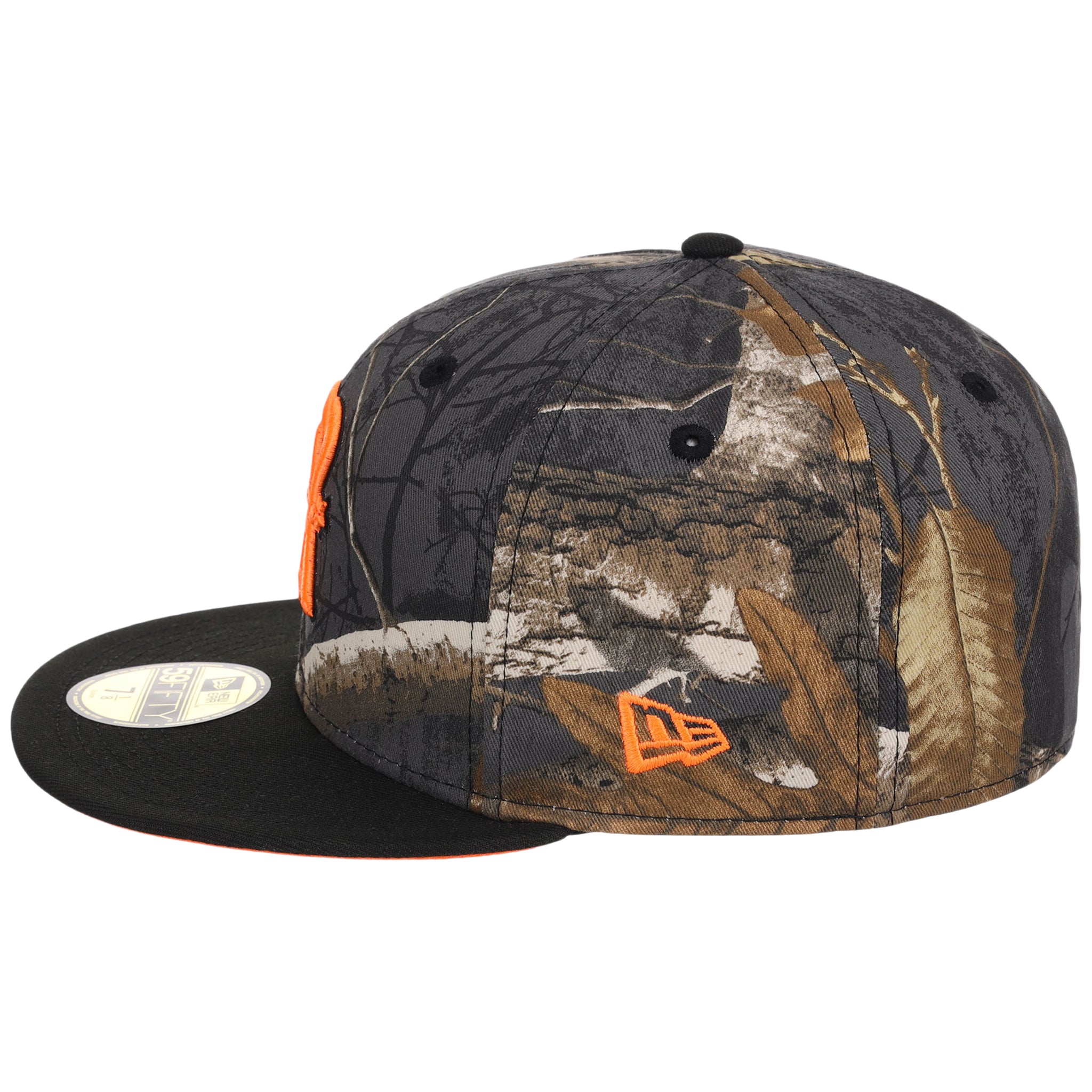 Texas Rangers MLB Black Realtree 'Flame' New Era 59FIFTY