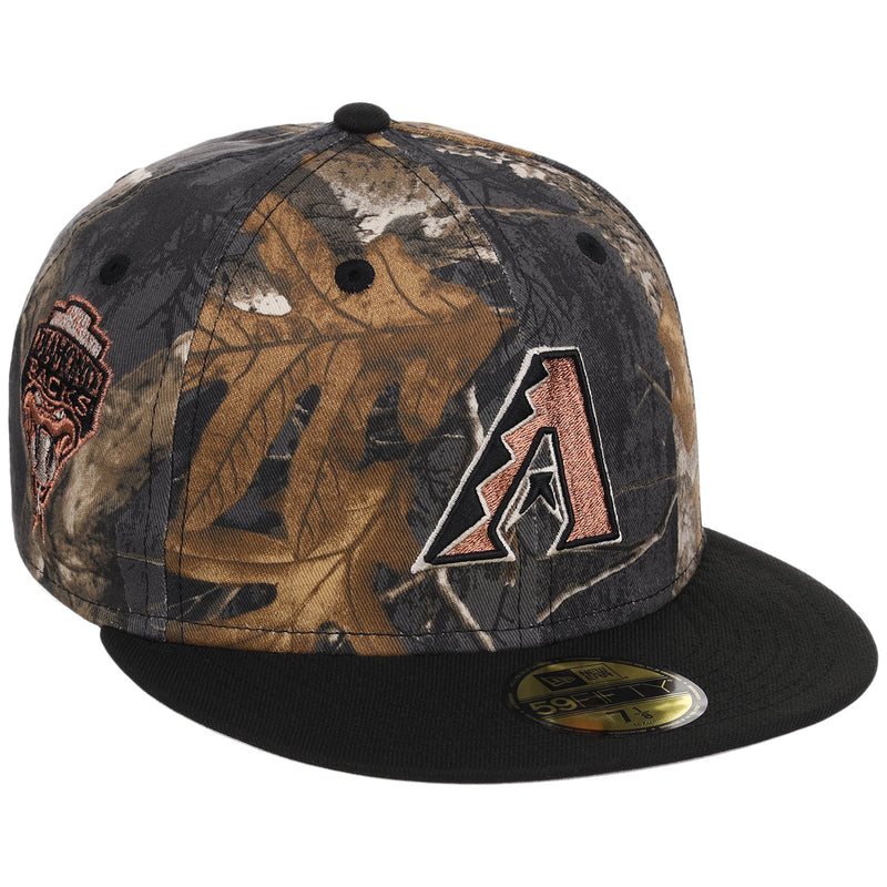 Arizona Diamondbacks MLB Black Realtree 2-TONE Black & Copper New Era 59FIFTY
