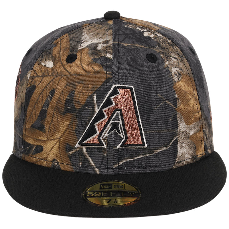Arizona Diamondbacks MLB Black Realtree 2-TONE Black & Copper New Era 59FIFTY