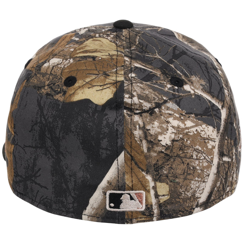 Atlanta Braves MLB Black Realtree 2-TONE Black & Copper New Era 59FIFTY