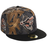 Baltimore Orioles MLB Black Realtree 2-TONE Black & Copper New Era 59FIFTY