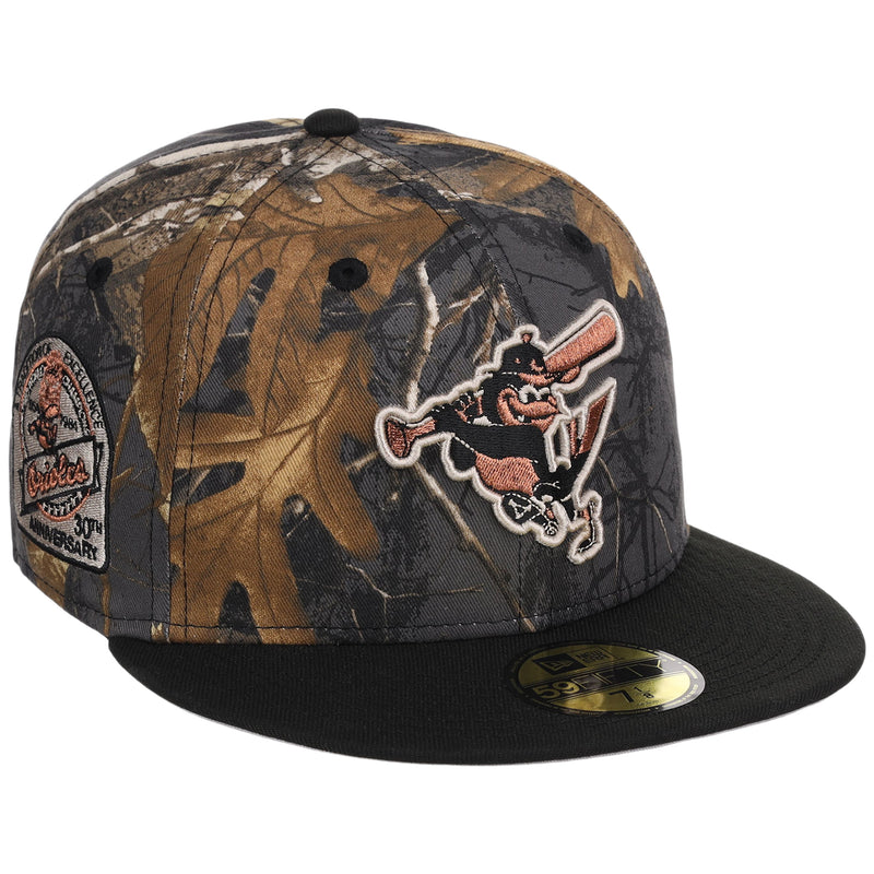 Baltimore Orioles MLB Black Realtree 2-TONE Black & Copper New Era 59FIFTY