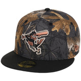 Baltimore Orioles MLB Black Realtree 2-TONE Black & Copper New Era 59FIFTY