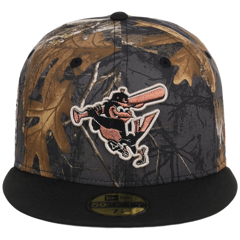 Baltimore Orioles MLB Black Realtree 2-TONE Black & Copper New Era 59FIFTY