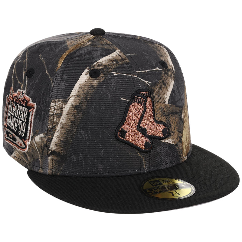 Boston Red Sox MLB Black Realtree 2-TONE Black & Copper New Era 59FIFTY