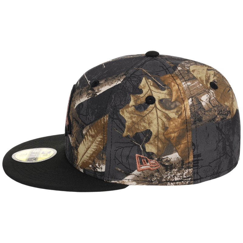 Boston Red Sox MLB Black Realtree 2-TONE Black & Copper New Era 59FIFTY