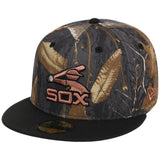Chicago White Sox MLB Black Realtree 2-TONE Black & Copper New Era 59FIFTY