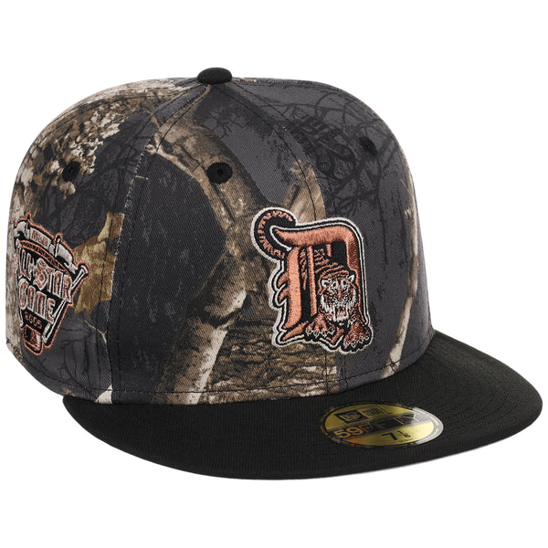 Detroit Tigers MLB Black Realtree 2-TONE Black & Copper New Era 59FIFTY