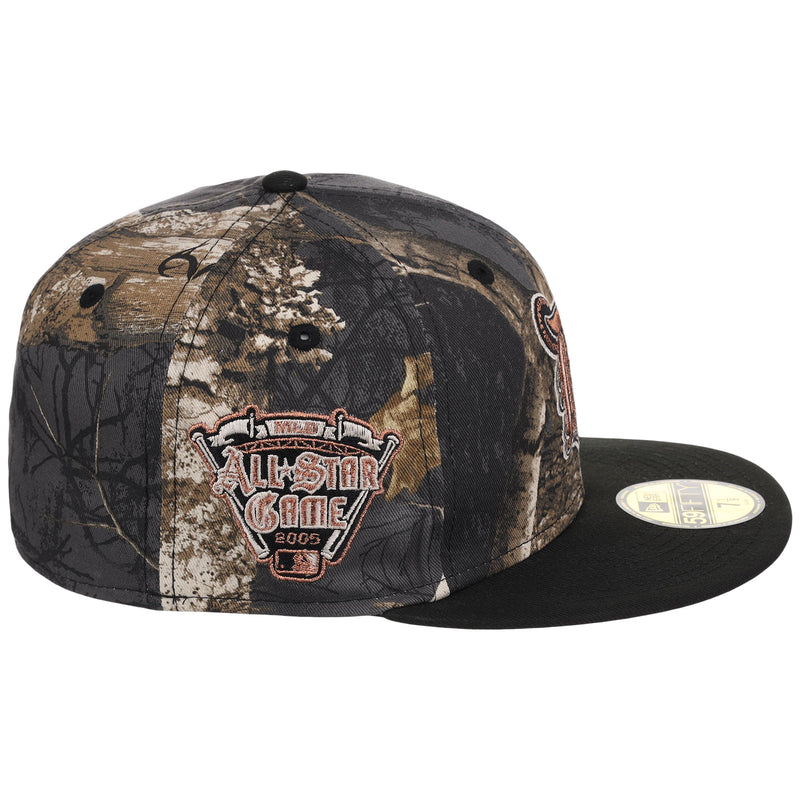 Detroit Tigers MLB Black Realtree 2-TONE Black & Copper New Era 59FIFTY