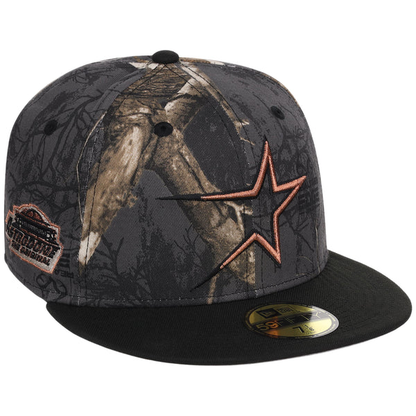 Houston Astros MLB Black Realtree 2-TONE Black & Copper New Era 59FIFTY