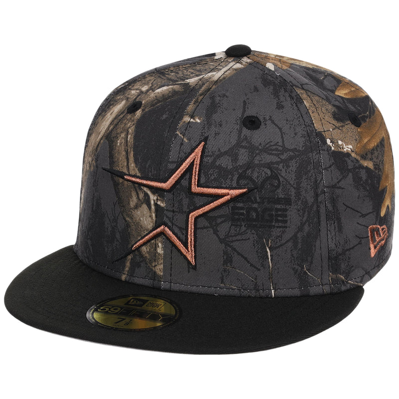 Houston Astros MLB Black Realtree 2-TONE Black & Copper New Era 59FIFTY