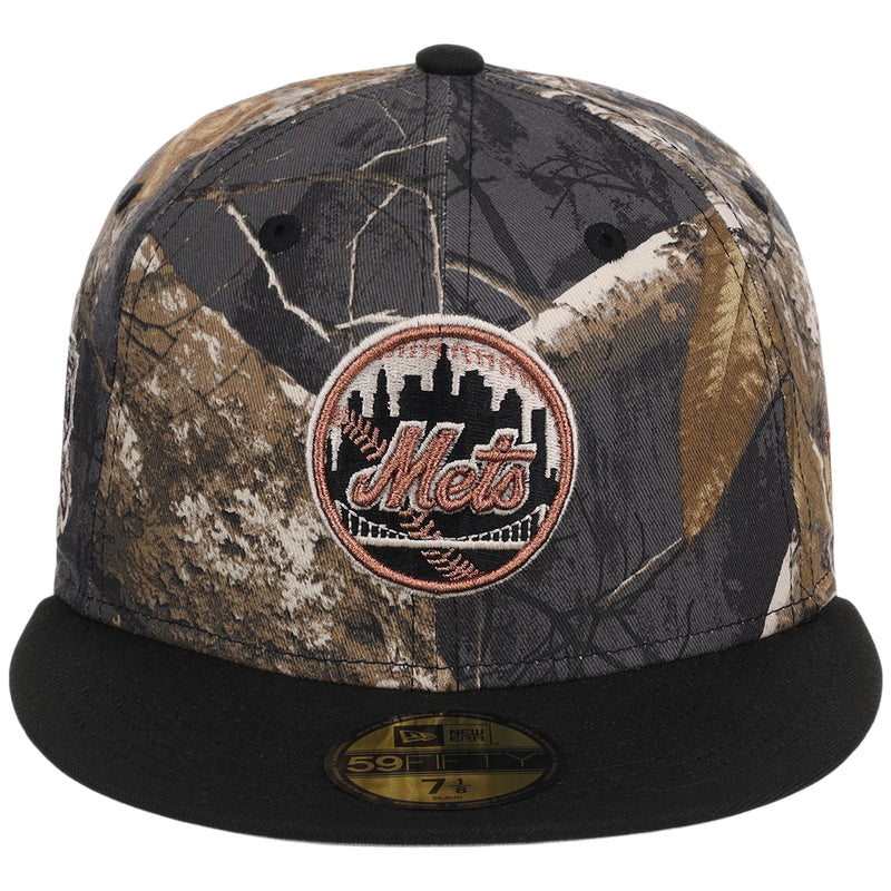 New York Mets MLB Black Realtree 2-TONE Black & Copper New Era 59FIFTY