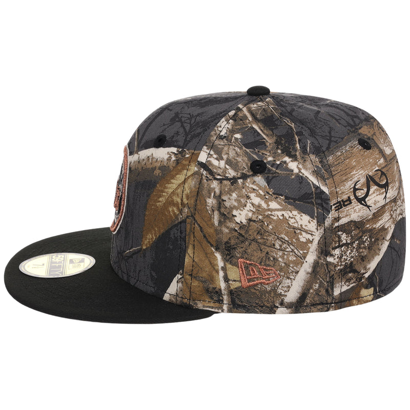 New York Mets MLB Black Realtree 2-TONE Black & Copper New Era 59FIFTY