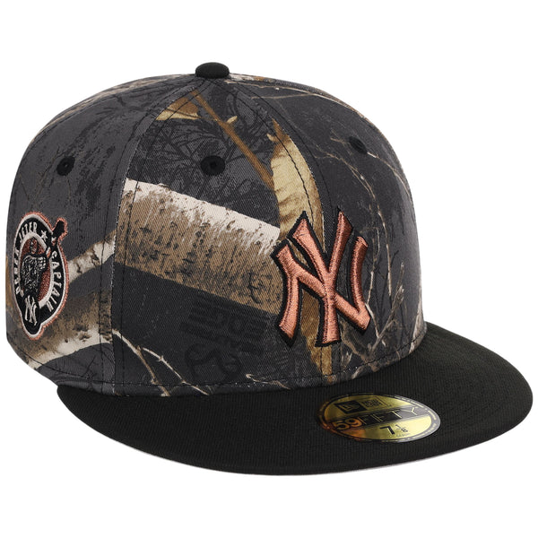 New York Yankees MLB Black Realtree 2-TONE Black & Copper New Era 59FIFTY