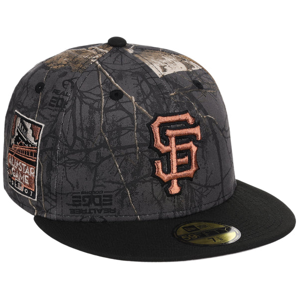 San Francisco Giants MLB Black Realtree 2-TONE Black & Copper New Era 59FIFTY