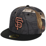 San Francisco Giants MLB Black Realtree 2-TONE Black & Copper New Era 59FIFTY