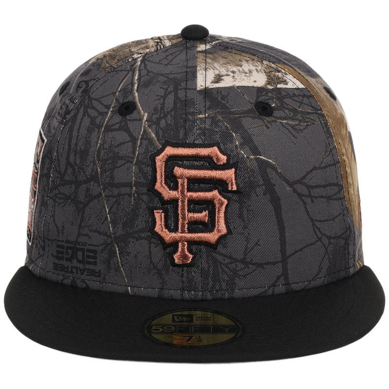 San Francisco Giants MLB Black Realtree 2-TONE Black & Copper New Era 59FIFTY