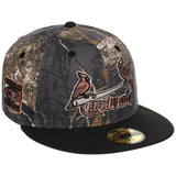 St. Louis Cardinals MLB Black Realtree 2-TONE Black & Copper New Era 59FIFTY