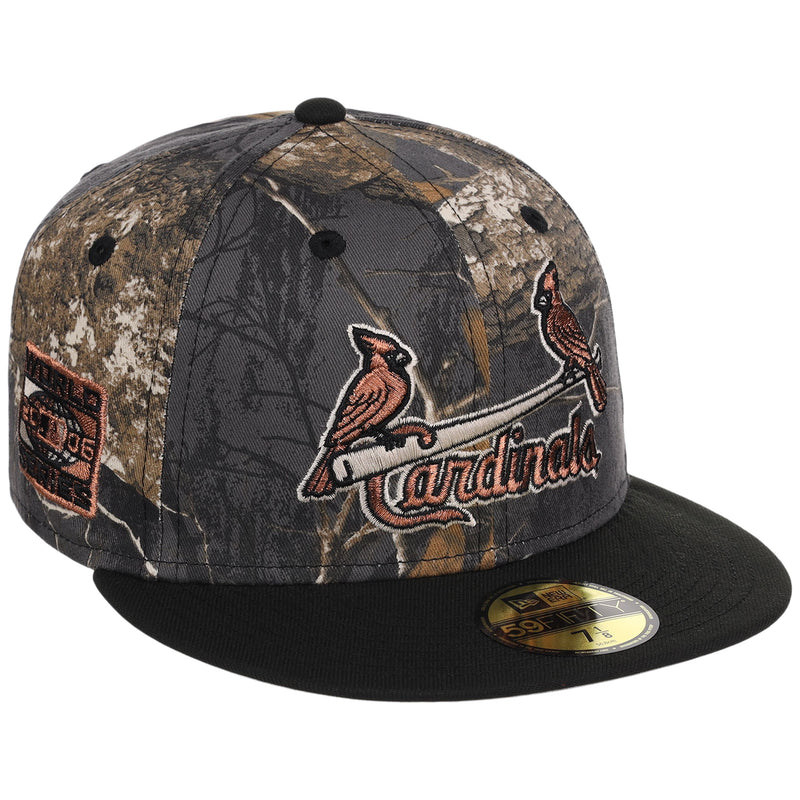 St. Louis Cardinals MLB Black Realtree 2-TONE Black & Copper New Era 59FIFTY