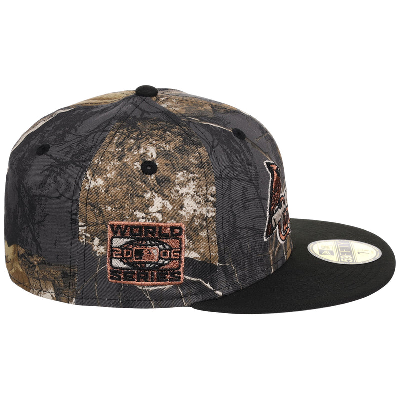 St. Louis Cardinals MLB Black Realtree 2-TONE Black & Copper New Era 59FIFTY