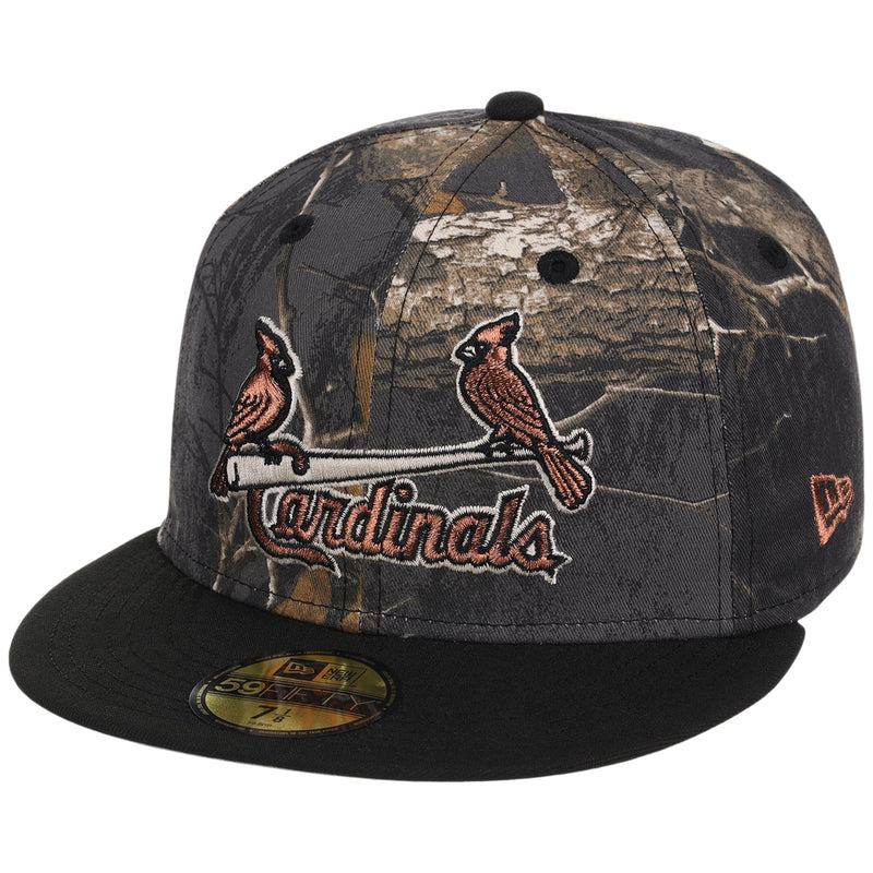 St. Louis Cardinals MLB Black Realtree 2-TONE Black & Copper New Era 59FIFTY