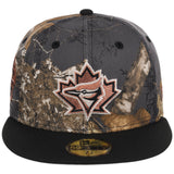 Toronto Blue Jays MLB Black Realtree 2-TONE Black & Copper New Era 59FIFTY