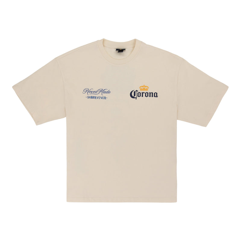 Corona x Never Made “Heavy Lies The Crown” Flower T-Shirt