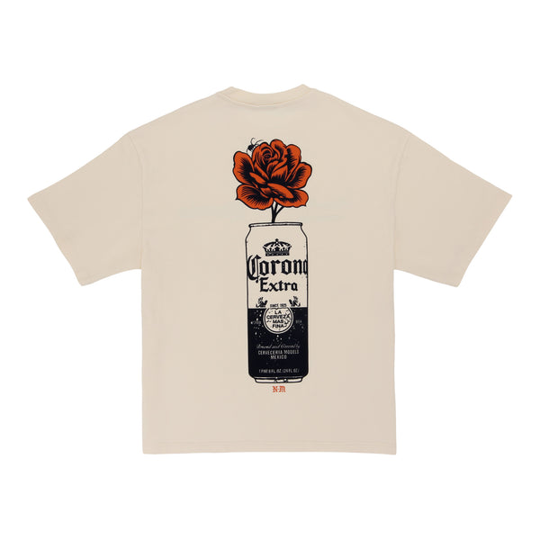 Corona x Never Made “Heavy Lies The Crown” Flower T-Shirt