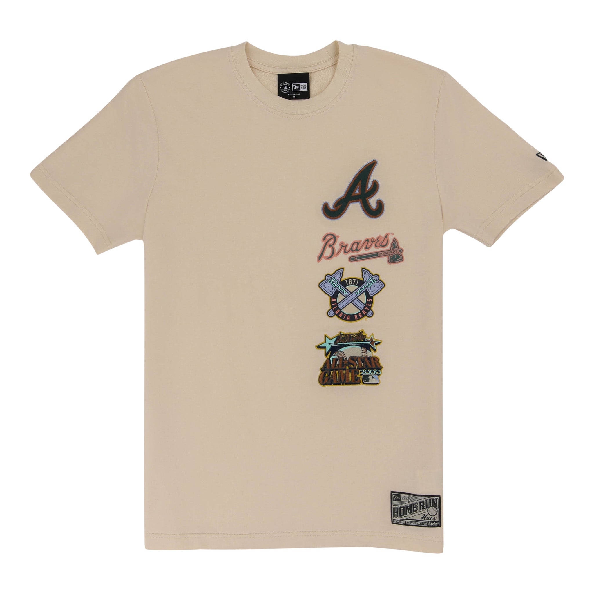 Atlanta Braves Spring Color Collection New Era Stacked Tee