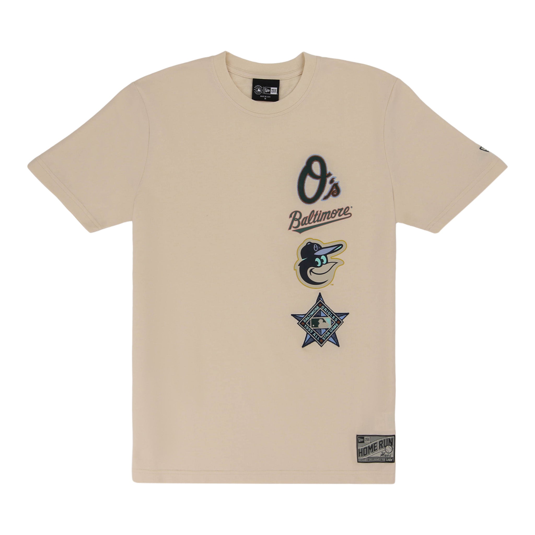 Baltimore Orioles Spring Color Collection New Era Stacked Tee