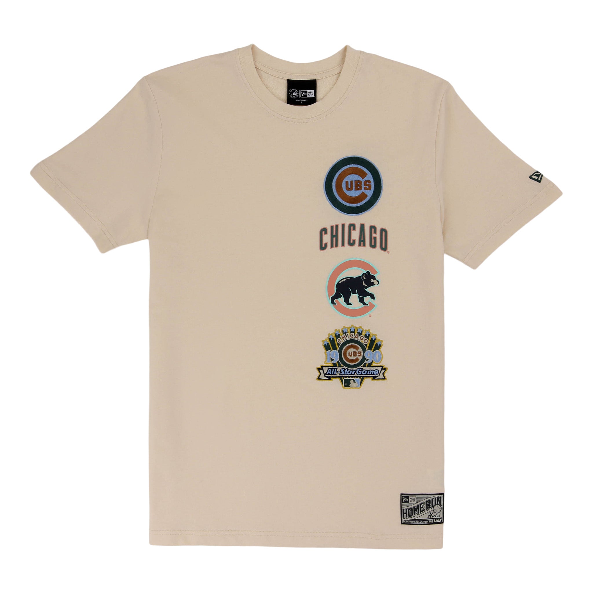 Chicago Cubs Spring Color Collection New Era Stacked Tee