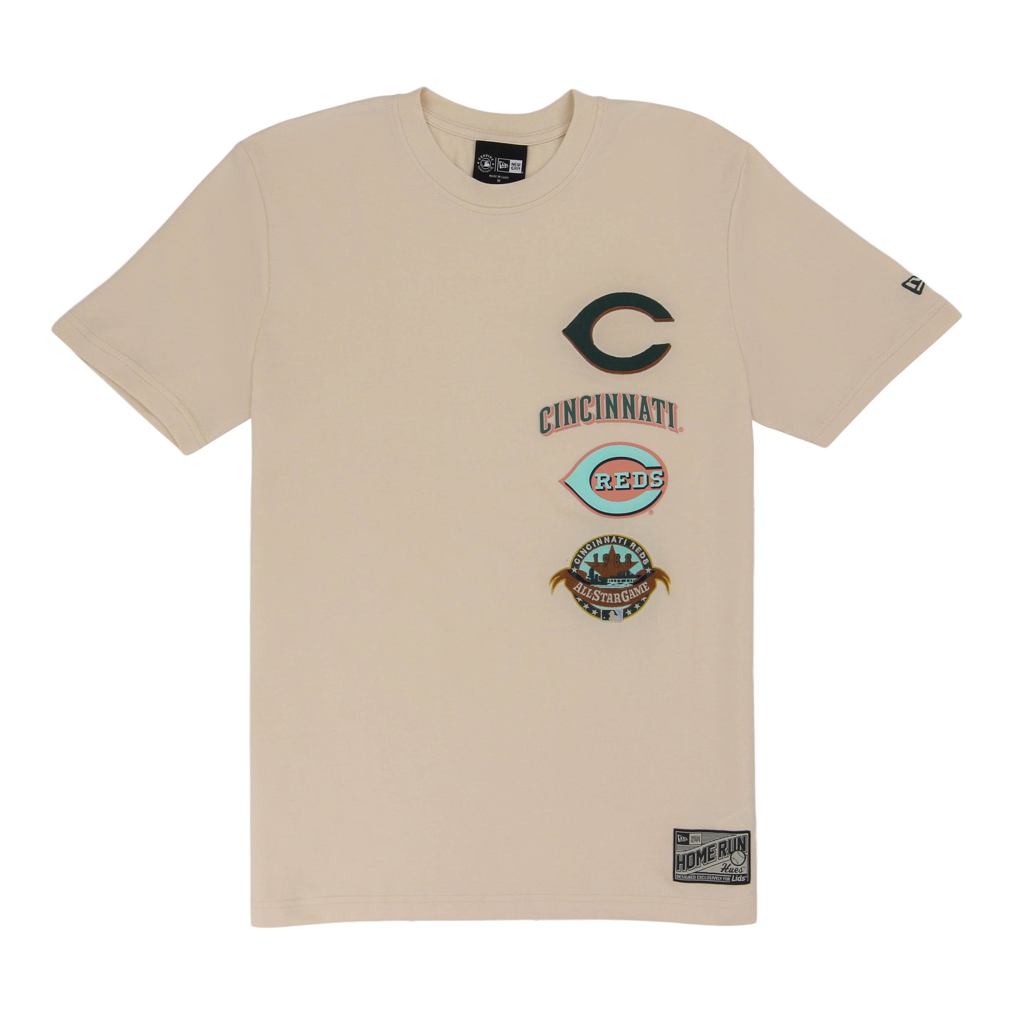 Cincinnati Reds Spring Color Collection New Era Stacked Tee