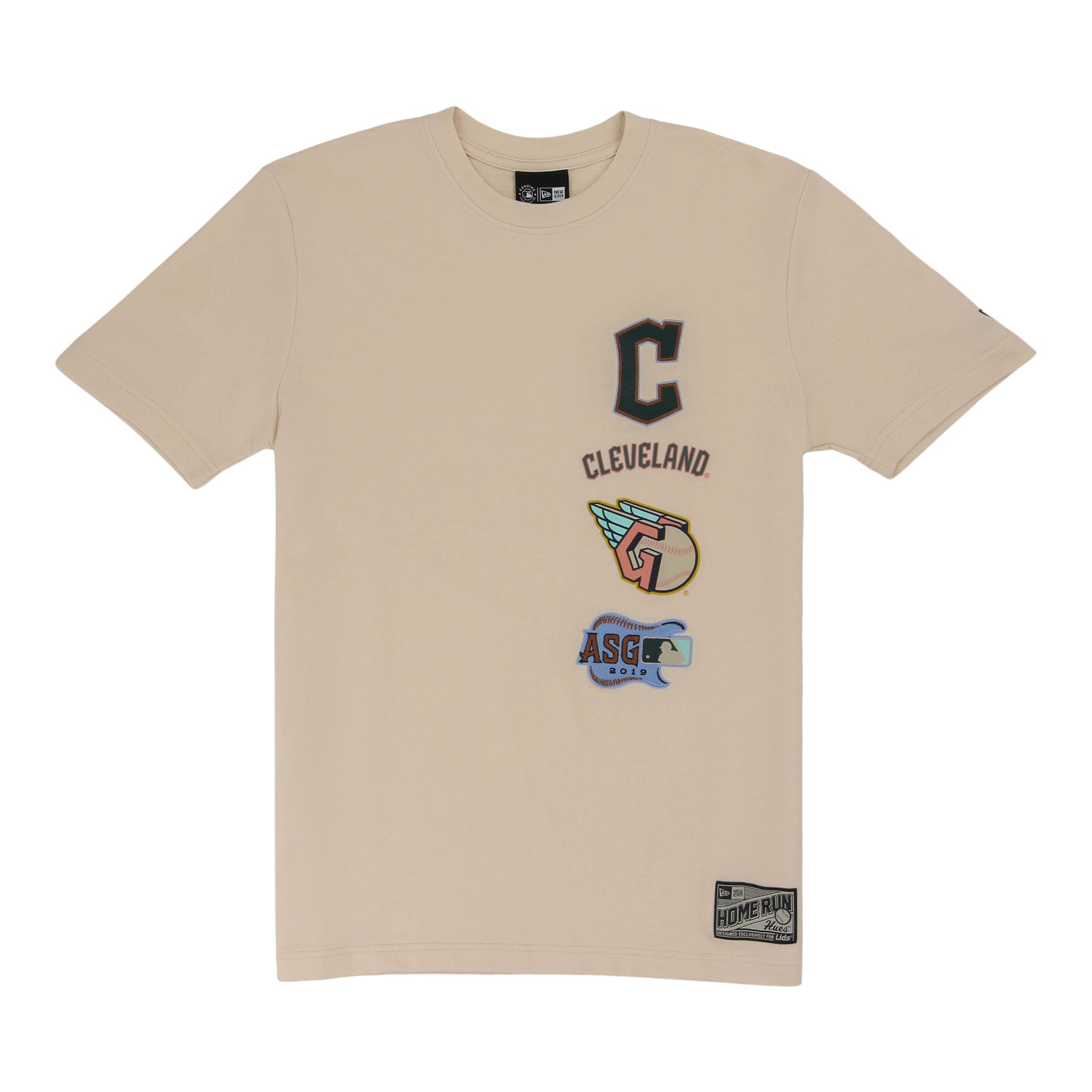 Cleveland Guardians Spring Color Collection New Era Stacked Tee