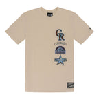 Colorado Rockies Spring Color Collection New Era Stacked Tee